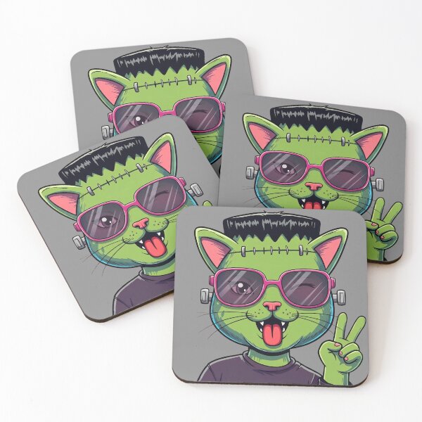 Item preview, Franken Meow Collection: Stitched Peace Kitty 3 designed and sold by Frankenpetz.