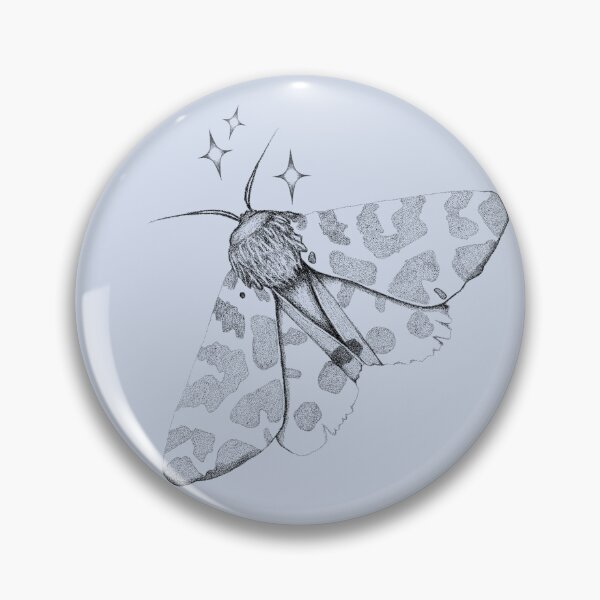 Item preview, Dot work moth tattoo design  designed and sold by hashbr0wne.