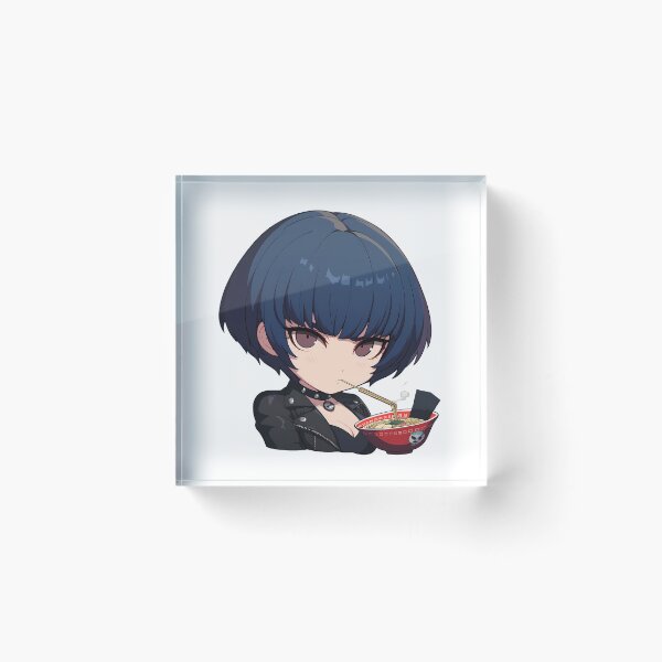 Artikelvorschau, Tae Takemi Persona 5 Chibi Ramen mit ernsthaften Gothic-Vibes entworfen und verkauft von mildaclairmo.