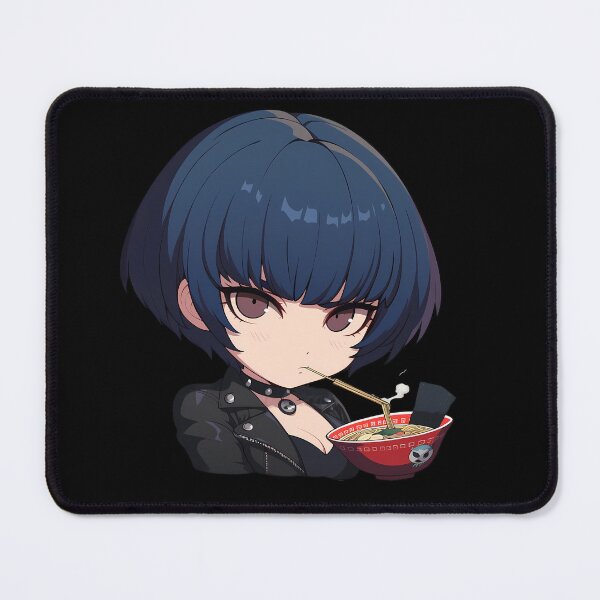 Item preview, Tae Takemi Persona 5 Chibi Ramen With Serious Goth Vibes designed and sold by mildaclairmo.