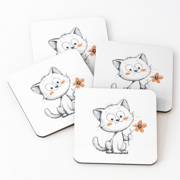 Item preview, Happy Funny Cat designed and sold by Retro Whimsy.