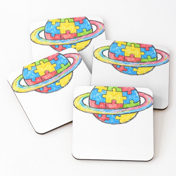 Item preview, Autism Awareness Puzzle Planet designed and sold by TheTimer.
