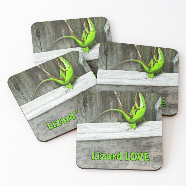 Item preview, Lizard Love on the garden gate designed and sold by ncNatureVisions.