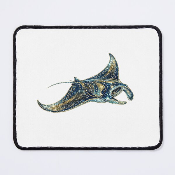 Item preview, Hawaiian Space Ocean Galaxy Cosmic Glitter Manta Ray designed and sold by SOUFIANE1991.