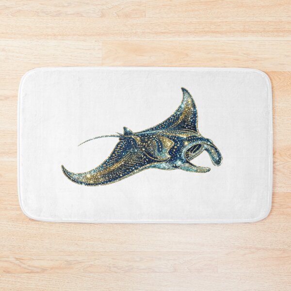 Item preview, Hawaiian Space Ocean Galaxy Cosmic Glitter Manta Ray designed and sold by SOUFIANE1991.