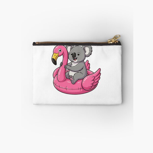 Item preview, Cute Koala Relaxing on Flamingo Pool Float designed and sold by k3rstman1.