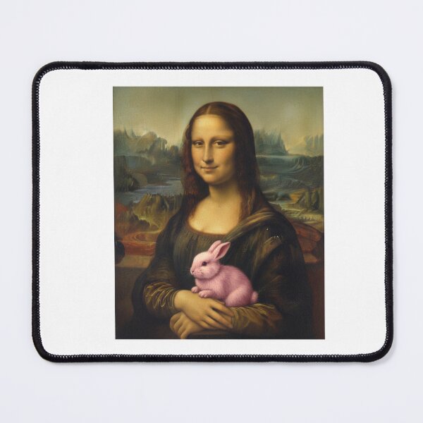 Item preview, Royal Rabbit Masterpieces - Mysterious Smile Rabbit - Renaissance Portrait Parody designed and sold by PhokaPhokich.