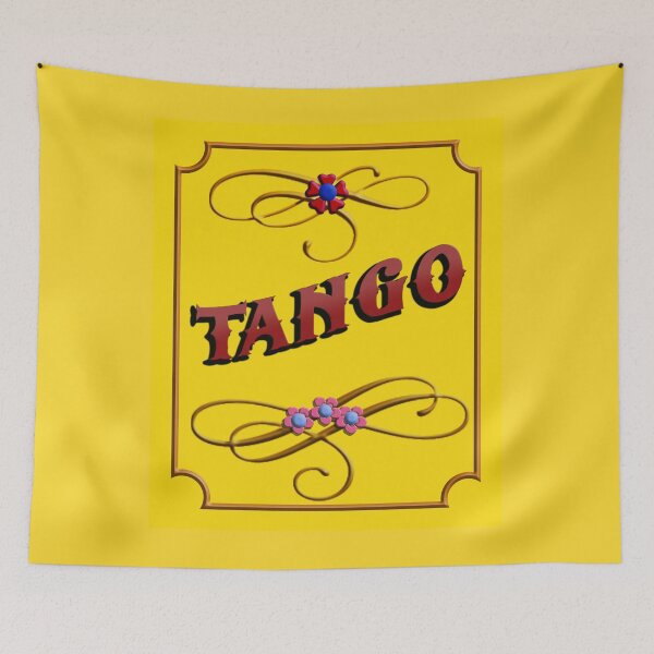 Item preview, Tango (yellow background) designed and sold by jamesgerardking.