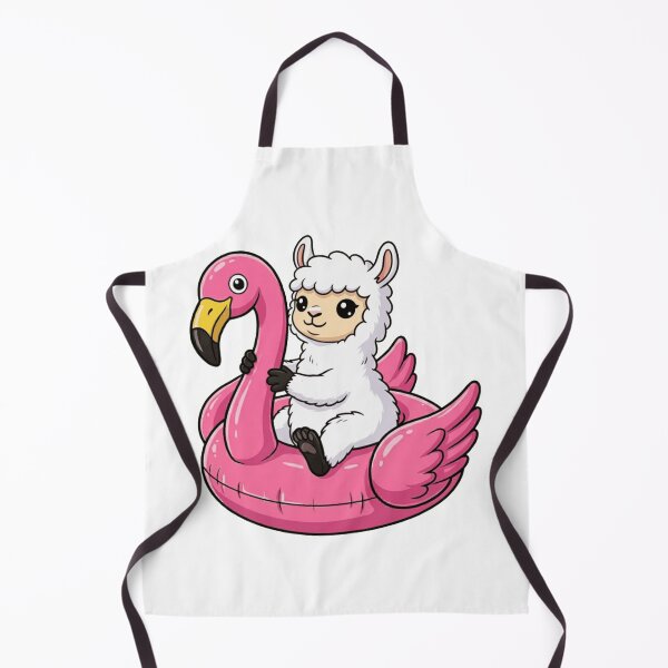 Artikelvorschau, Niedliches Lama auf rosa Flamingo-Pool-Schwimmhilfe entworfen und verkauft von k3rstman1.