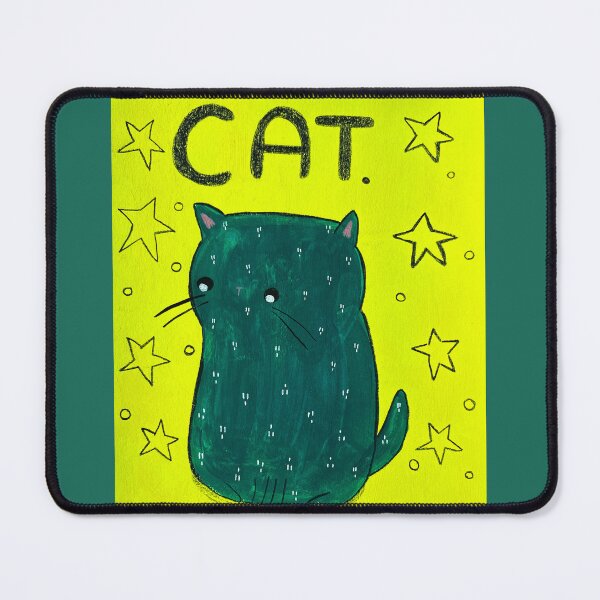 Item preview, CAT. - Mixed Media Modern Cat Decor - Day 76 of 365 designed and sold by BeeandKiwi.