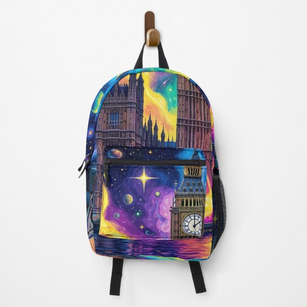 Item preview, Big Ben London - Psychedelic Clock Tower Art designed and sold by Lucid Dream Pixel.