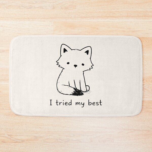 Item preview, I Tried My Best Sad Fox designed and sold by WickerHollow.