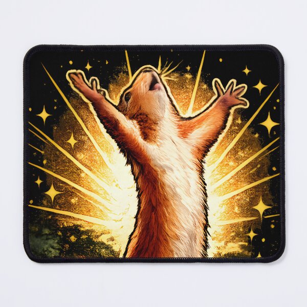 Item preview, It’s Friday Squirrel Meme Funny Weekend Mood Chaotic Happy Animal Finally Friday Humor designed and sold by WAUZ.