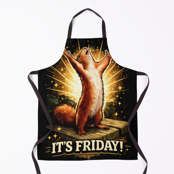 Item preview, It’s Friday Squirrel Meme Funny Weekend Mood Chaotic Happy Animal Finally Friday Humor designed and sold by WAUZ.
