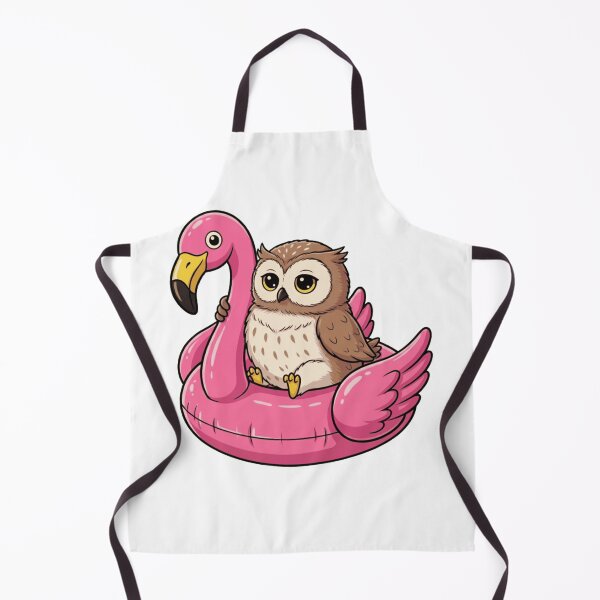 Item preview, Cute Owl on Pink Flamingo Pool Float designed and sold by k3rstman1.
