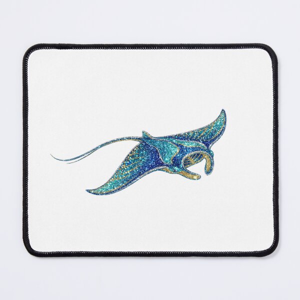 Item preview, Hawaiian Space Ocean Galaxy Cosmic Glitter Manta Ray designed and sold by SOUFIANE1991.