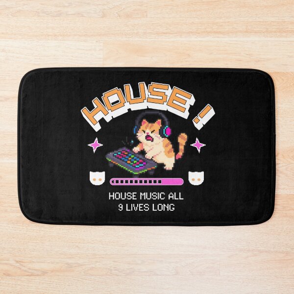 Item preview, HOUSE MUSIC  - Dj Rage Kitty (White) designed and sold by Discothreadz.