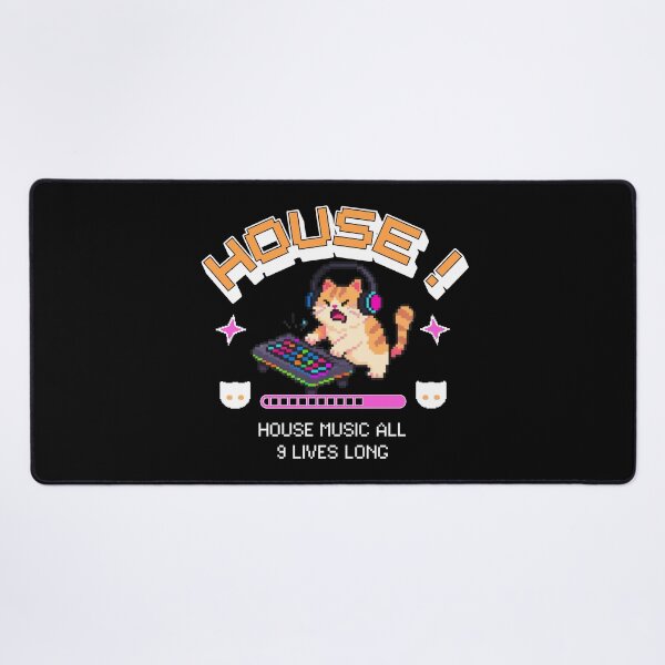 Item preview, HOUSE MUSIC  - Dj Rage Kitty (White) designed and sold by Discothreadz.