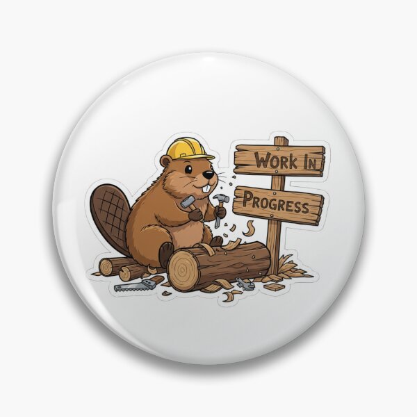 Item preview, Work In Progress Beaver designed and sold by carolscoons.