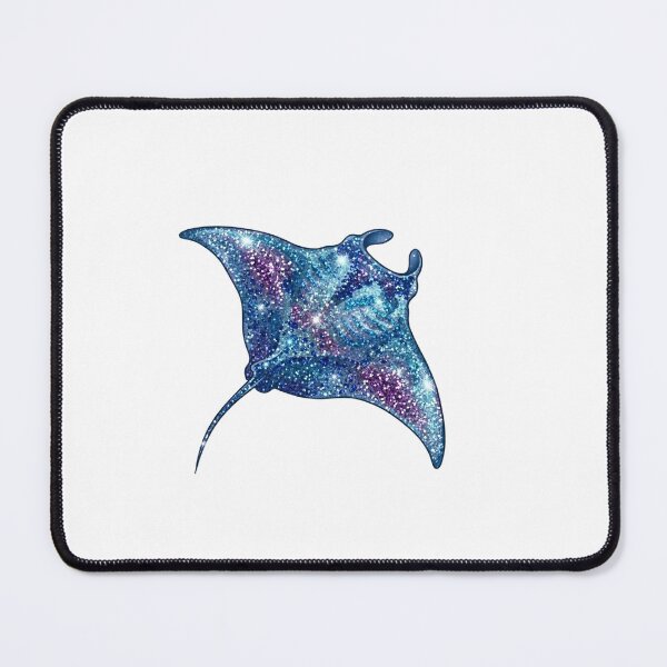 Item preview, Hawaiian Space Ocean Galaxy Cosmic Glitter Manta Ray designed and sold by SOUFIANE1991.