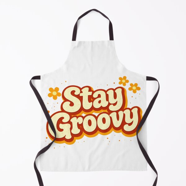 Item preview, stay groovy fun designed and sold by Wolf Creator.