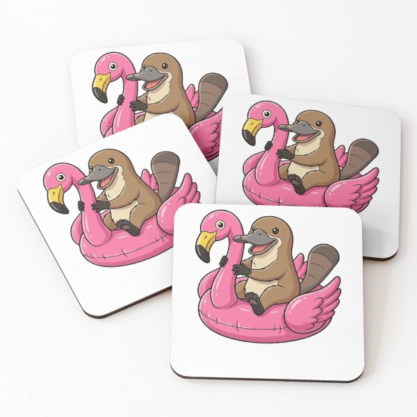 Item preview, Cute Platypus Flamingo Pool Float Summer Style designed and sold by k3rstman1.