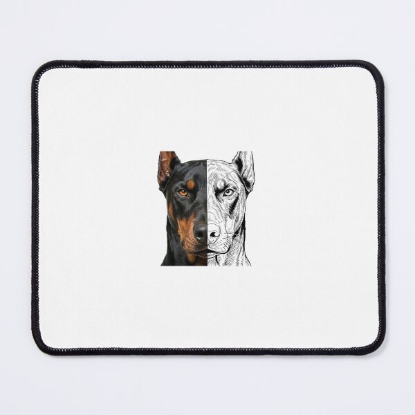 Item preview, Dual Doberman Portrait: Color and Sketch designed and sold by Lura busah.