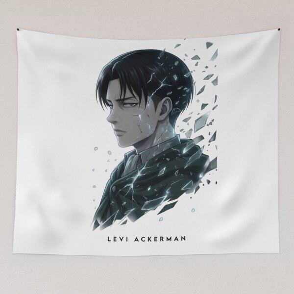 Item preview, Cold Anime Soldier Portrait | Shattered Glass Dark Aesthetic Art designed and sold by Dyan4.