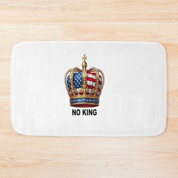 Item preview, No King – American Crown Freedom Statement Sticker designed and sold by stylishsketcher.