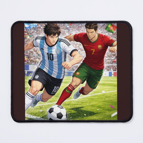 Item preview, Anime Football Legends Clash Argentina vs Portugal Dynamic Match Art designed and sold by digitalbob60.