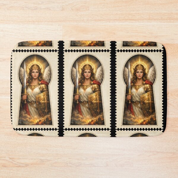 Item preview, Heavenly Warrior – Archangel Keyhole Stamp designed and sold by TheMarketplaceworld.