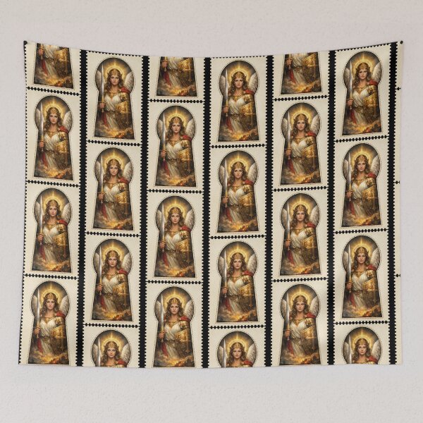 Item preview, Heavenly Warrior – Archangel Keyhole Stamp designed and sold by TheMarketplaceworld.
