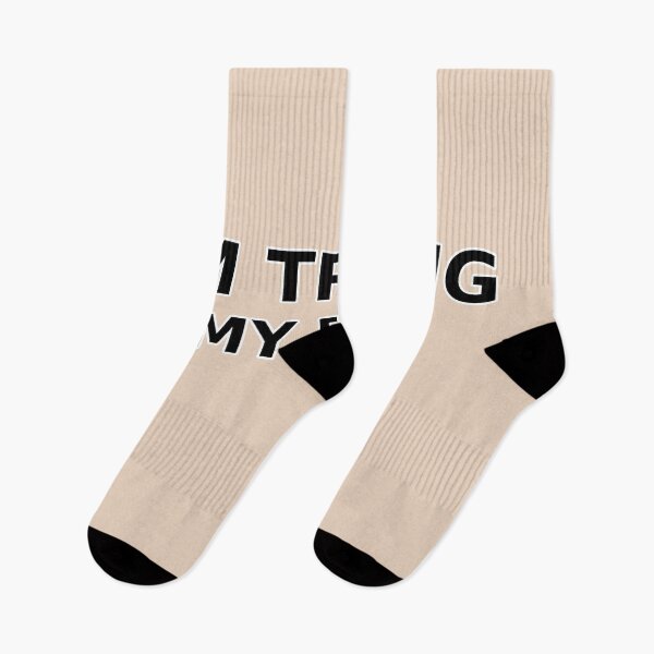 Item preview, I’m Trying My Best Funny Relatable Design designed and sold by InkByBasmah.
