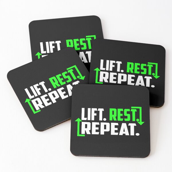 Item preview, Lift. Rest. Repeat. designed and sold by TheFineShirt.