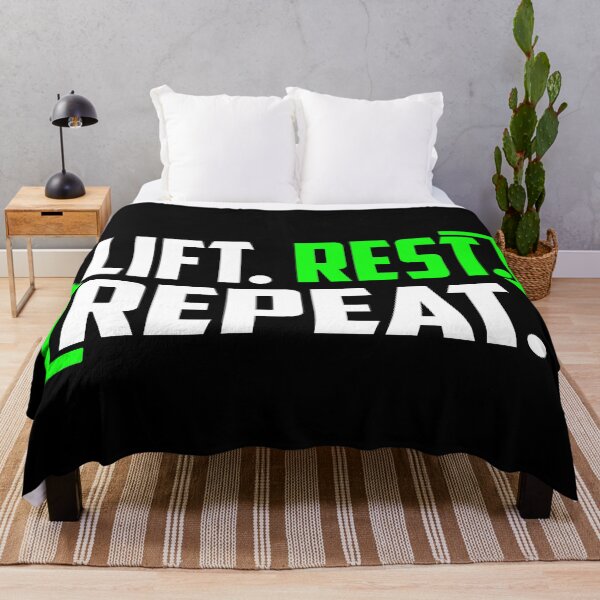 Item preview, Lift. Rest. Repeat. designed and sold by TheFineShirt.
