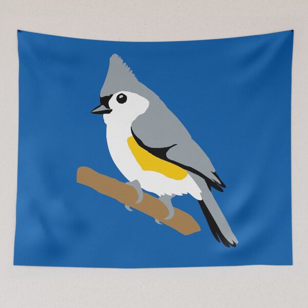 Item preview, Tufteed Titmouse Bird Art  designed and sold by donwillisjrart.