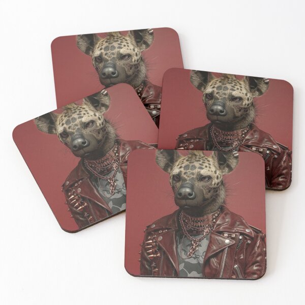Item preview, Punk Rock Hyena – Rebel Jungle Aesthetic designed and sold by velvetskyco.