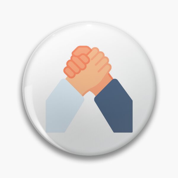Item preview, Partnership Hand Clasp - Collaboration Sticker for Working Together designed and sold by Tr Creative Design.