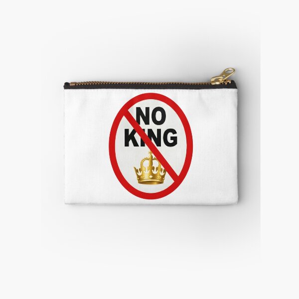 Item preview, No King Anti Crown Sticker – Anti Monarchy Protest  designed and sold by stylishsketcher.