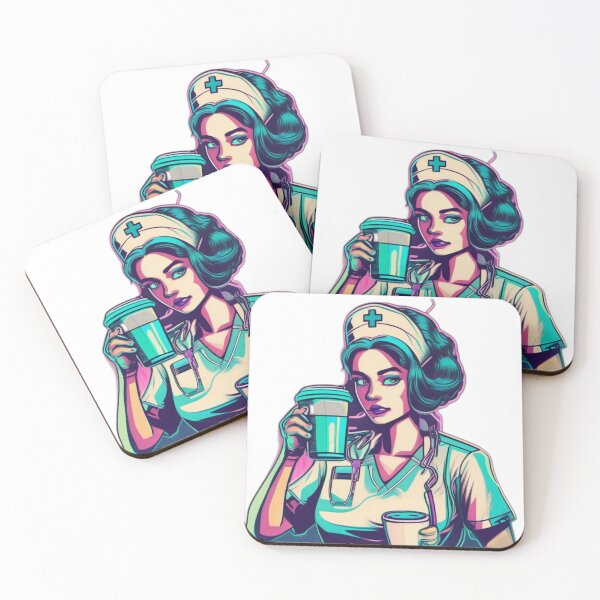 Item preview, Funny Nurse Coffee T-Shirt designed and sold by Bad7Wear.