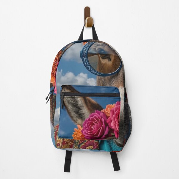 Item preview, Boho Donkey with Flower Crown – Retro Summer Vibes designed and sold by velvetskyco.