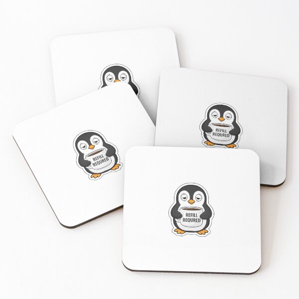 Item preview, Refill Required Penguin designed and sold by carolscoons.