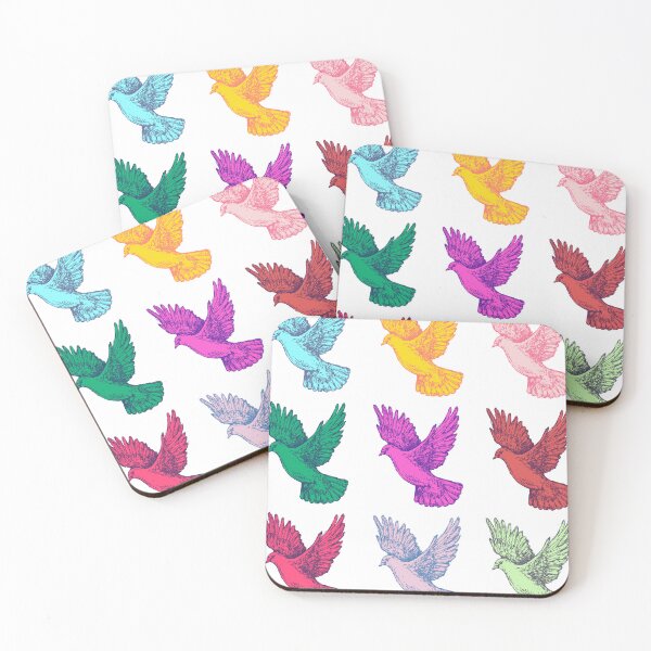 Item preview, Rainbow doves designed and sold by TrendyWendyTees.