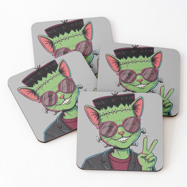 Item preview, Franken Meow Collection: Groovy Stitched Cat 5 designed and sold by Frankenpetz.