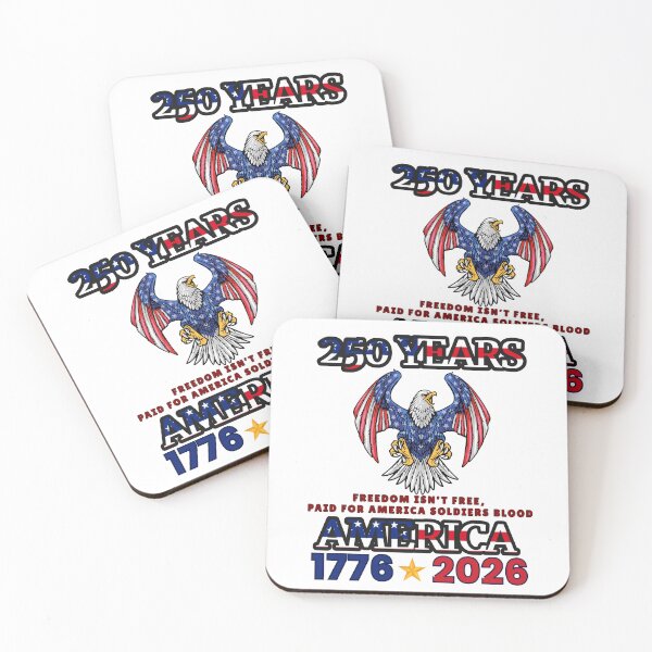 Item preview, America 250 Years Bald Eagle Patriotic USA 1776-2026 designed and sold by Brainy Bites19.