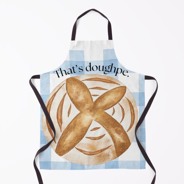 Item preview, That’s Doughpe Bread Pun Sticker | Funny Bread Face | Cute Bakery Humor Watercolor designed and sold by ninainanutshell.