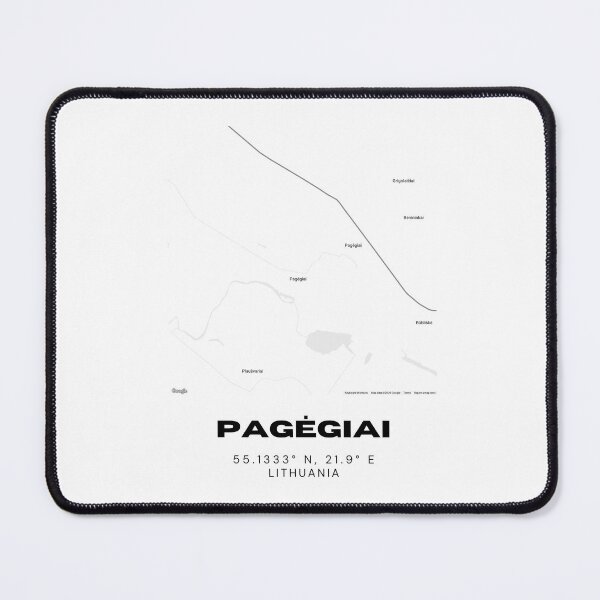 Item preview, Pagėgiai Lithuania Minimalist Map Poster | Elegant City Layout Art designed and sold by RM-Journey.