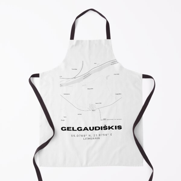 Item preview, Gelgaudiškis Lithuania Minimalist Map Poster | Modern Street Map Design designed and sold by RM-Journey.