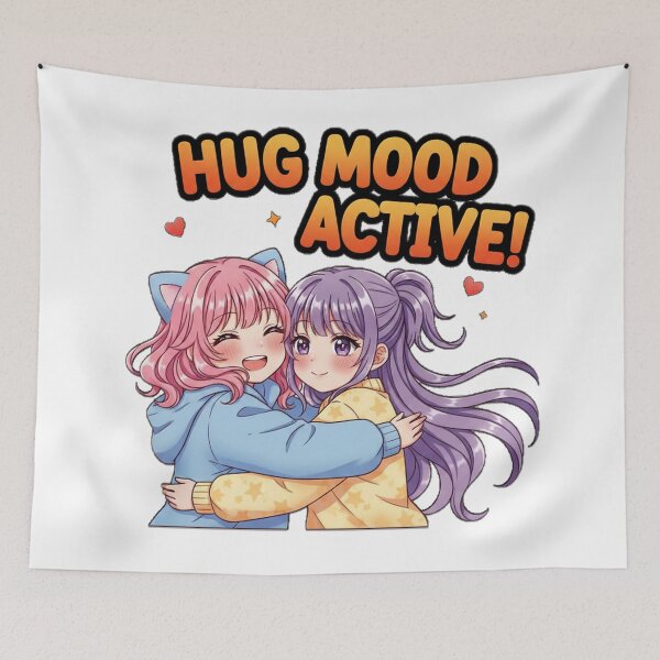 Item preview, Anime Friendship. HUG MOOD ACTIVE! designed and sold by Giulivo Store Graphic.