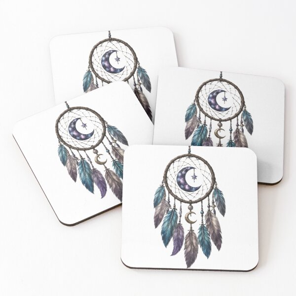 Item preview, Half Moon Dreamcatcher Purple designed and sold by ClutchCassidyTees.